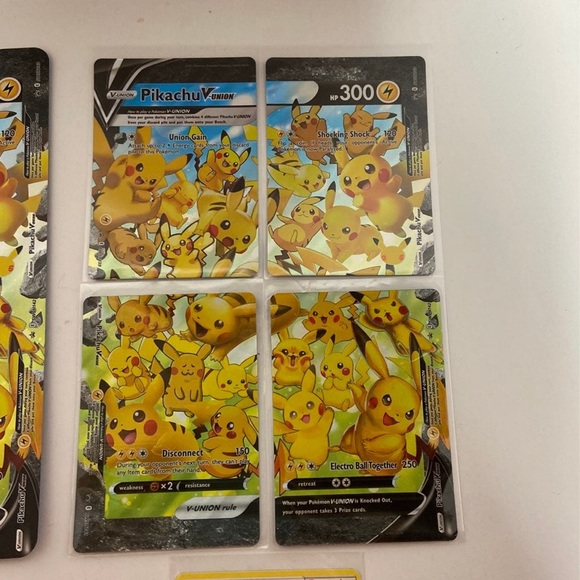 Pokemon Celebrations 25th Anniversary Pikachu V-Union SWSH Promo card lot - Picture 2 of 4